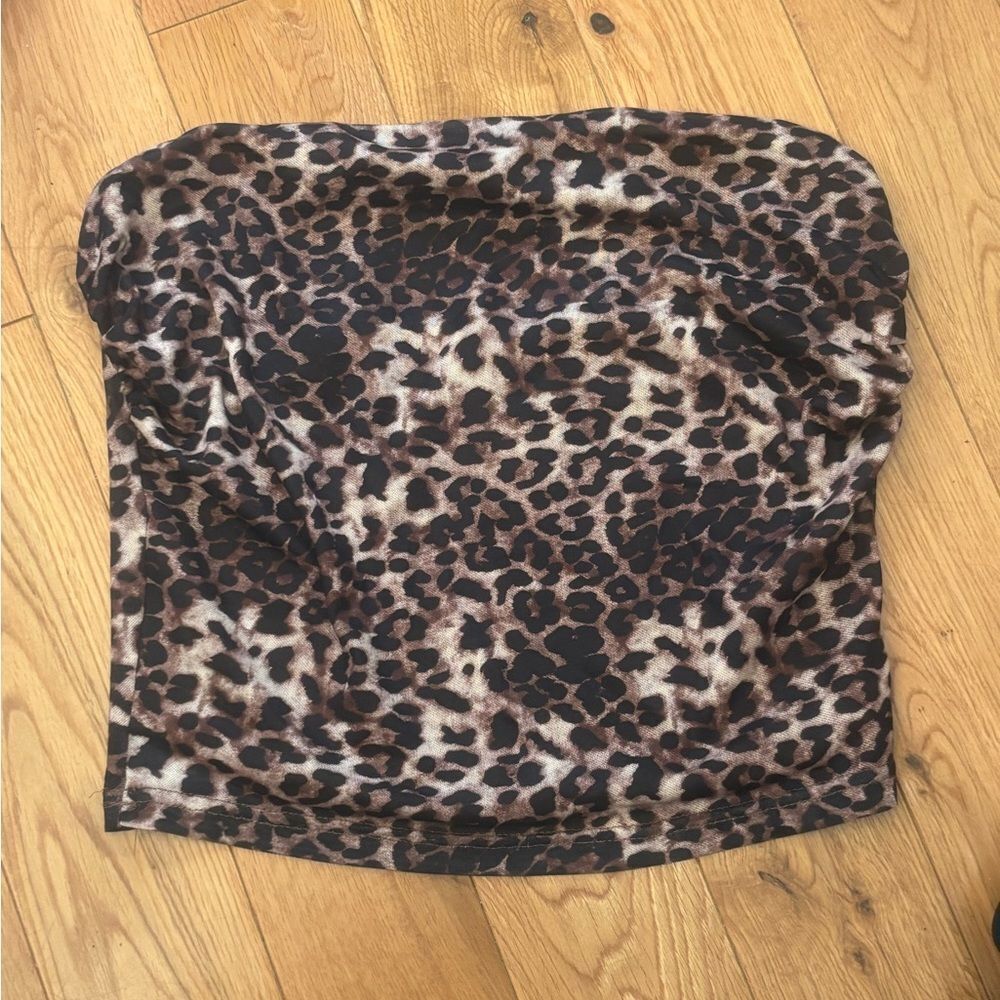 Bailey Rose NWT leopard print tube top Size large